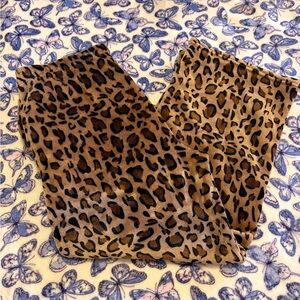 Leopard Print Women's Pajama Pants